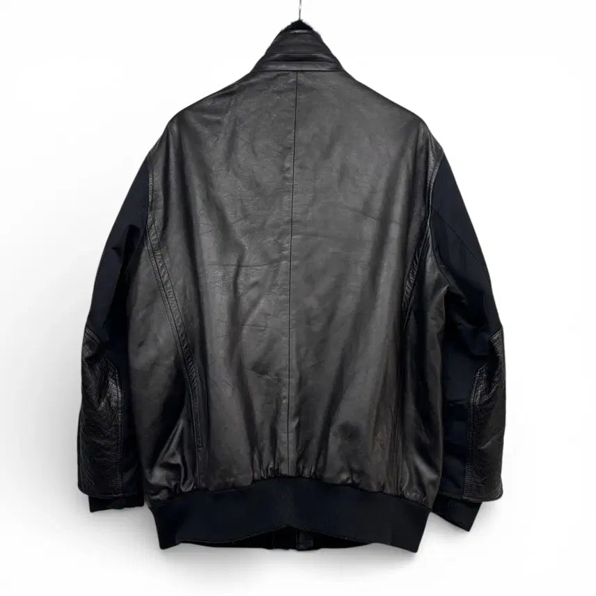 [BUNJANG] Hugo Boss Leather Bomber Jacket / 00's 휴고 보스 레더 봄버 자켓 105