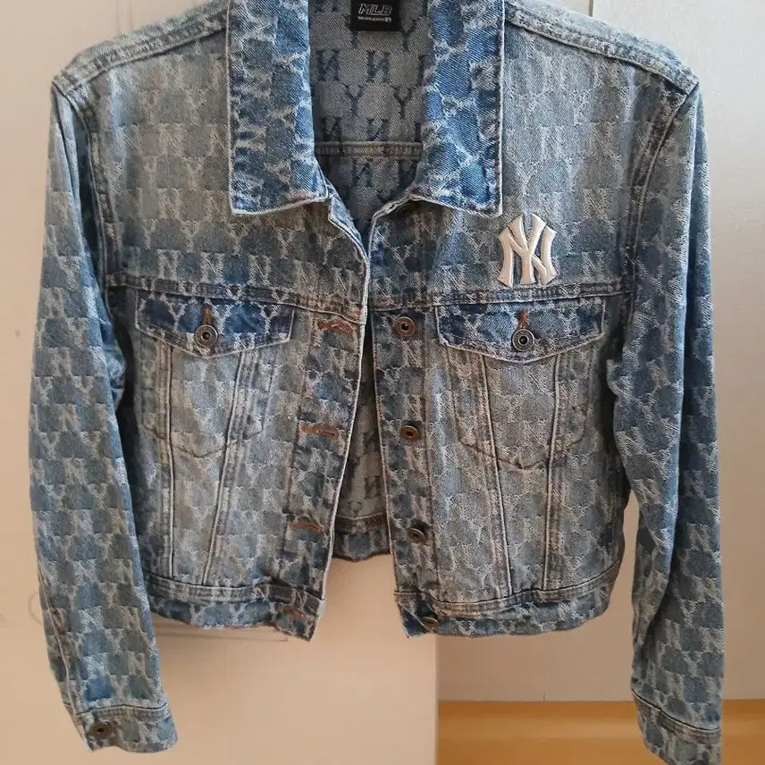 [BUNJANG] MLB NY Denim Jacket / MLB NY 데님 자켓  85 ~ 90