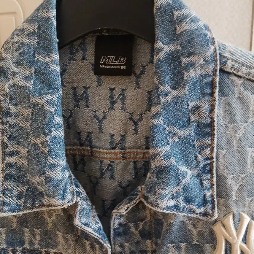[BUNJANG] MLB NY Denim Jacket / MLB NY 데님 자켓  85 ~ 90