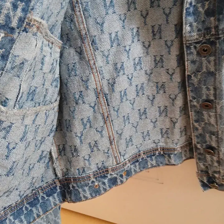 [BUNJANG] MLB NY Denim Jacket / MLB NY 데님 자켓  85 ~ 90