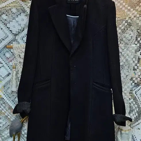 [BUNJANG] MICHAA 미샤 블랙 코트 / MICHAA 미샤 블랙 코트