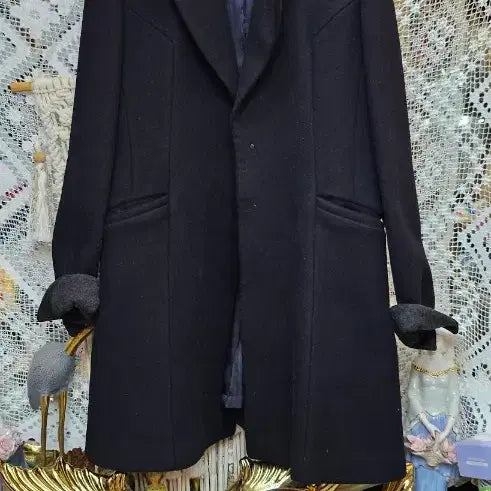 [BUNJANG] MICHAA 미샤 블랙 코트 / MICHAA 미샤 블랙 코트