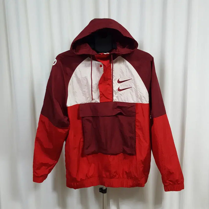 [BUNJANG] Nike Swoosh Half-Zip Windbreaker Jacket / 나이키 반집업 스우시 바람막이 105 추천 오일장