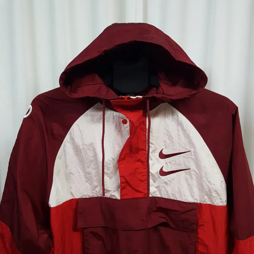 [BUNJANG] Nike Swoosh Half-Zip Windbreaker Jacket / 나이키 반집업 스우시 바람막이 105 추천 오일장
