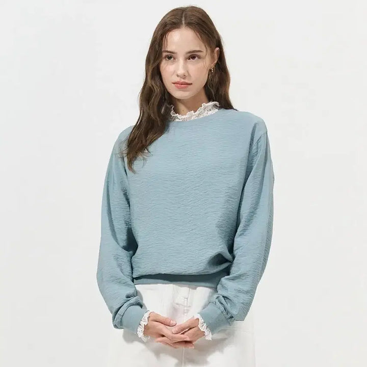 [BUNJANG] VIBRIDGE Silk Sweatshirt (Set of 4) / 실키 맨투맨티셔츠 4종 새옷