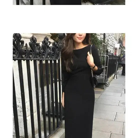 [BUNJANG] Gaenestyle Arte Dark Navy Long Dress / 후기많음)  가내스라 인기격식룩 아르테  원피스