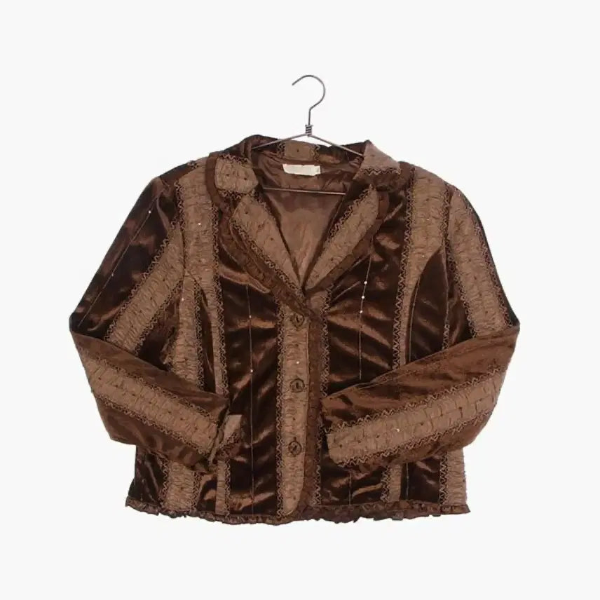 [BUNJANG] Brown Velvet Women&