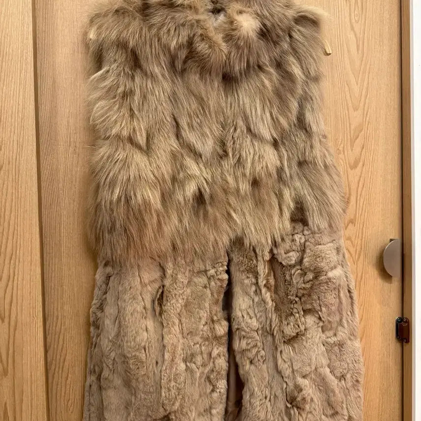 [BUNJANG] Fox Fur Vest (Size 55) / 폭스퍼베스트55