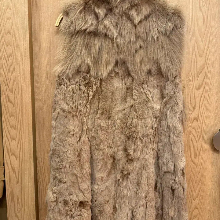 [BUNJANG] Fox Fur Vest (Size 55) / 폭스퍼베스트55