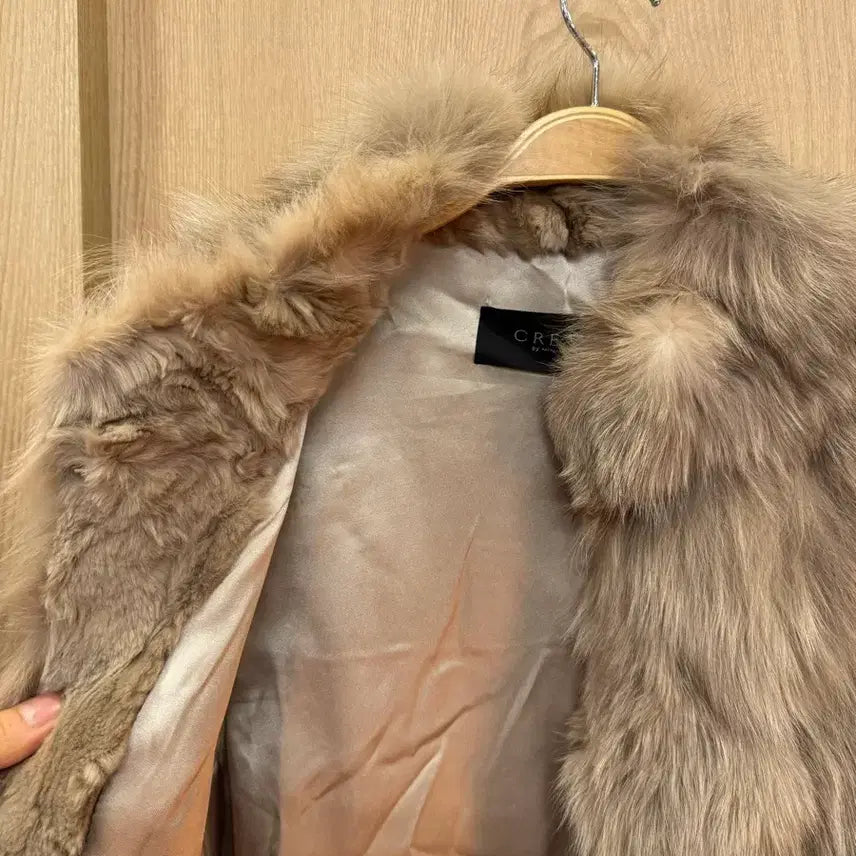 [BUNJANG] Fox Fur Vest (Size 55) / 폭스퍼베스트55