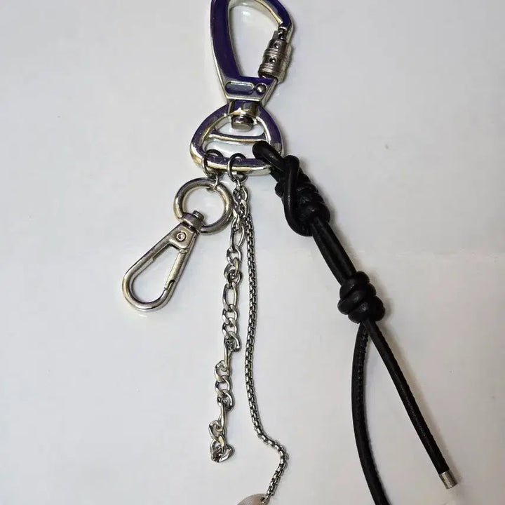[BUNJANG] Sperone Real Leather Multi Carabiner Keyring / [스페로네] "리얼레더"  멀티 카라비너 키링