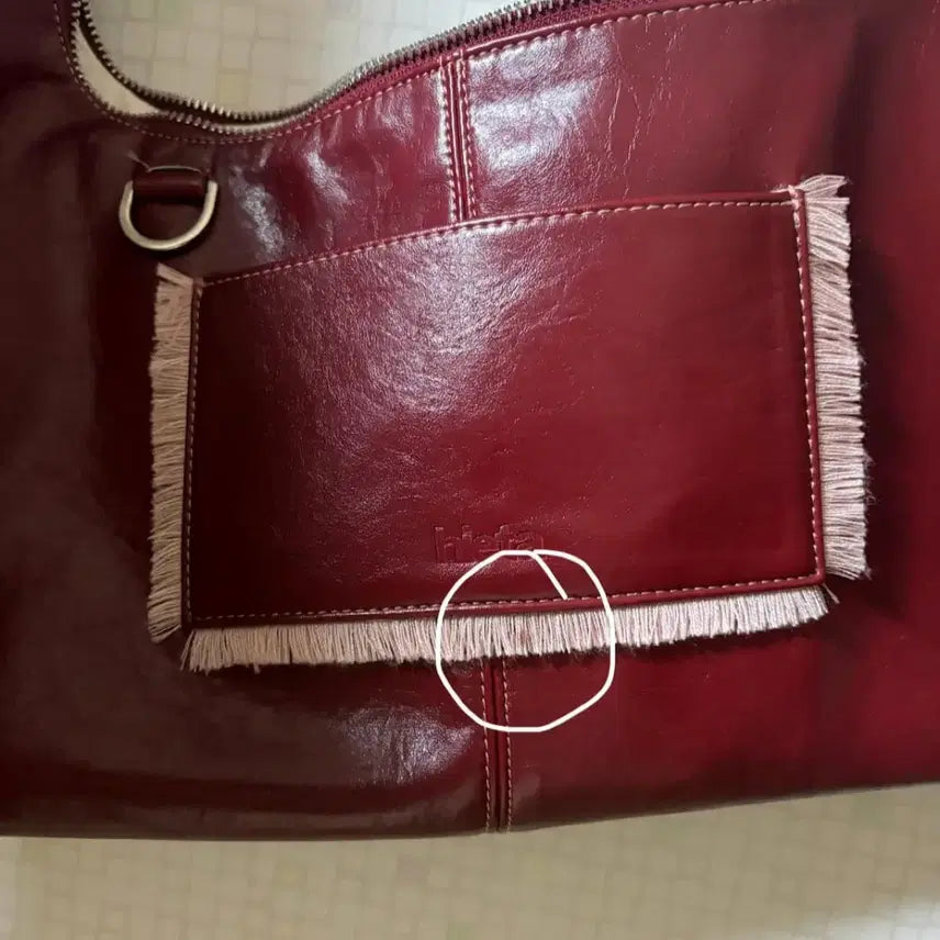 [BUNJANG] Hieta Tina Bag Cherry Red / 히에타 티나백 체리레드