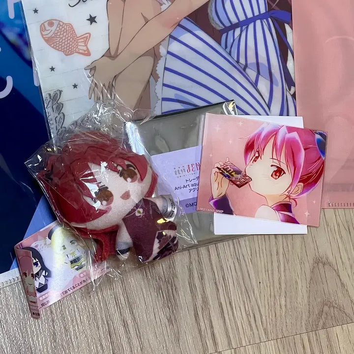 [BUNJANG] Madoka Magica Sakura Kyoko Acrylic Card File Bundle Set / 마마마 마법소녀 마도카 마기카 사쿠라 쿄코 카풋코 아크릴 카드 파일 굿즈