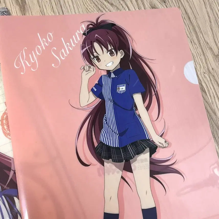 [BUNJANG] Madoka Magica Sakura Kyoko Acrylic Card File Bundle Set / 마마마 마법소녀 마도카 마기카 사쿠라 쿄코 카풋코 아크릴 카드 파일 굿즈