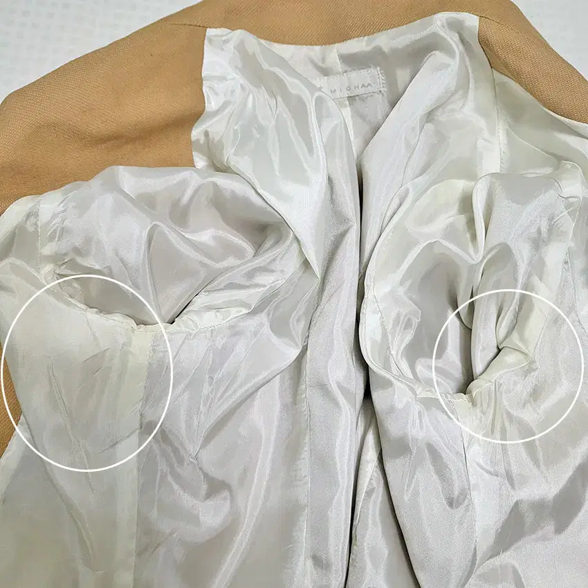 [BUNJANG] It MICHAA Women's Spring/Autumn 3-Button Linen Blend Jacket Beige / 잇미샤 여성 춘추 3버튼 마혼방 자켓 베이지 (HU43071)