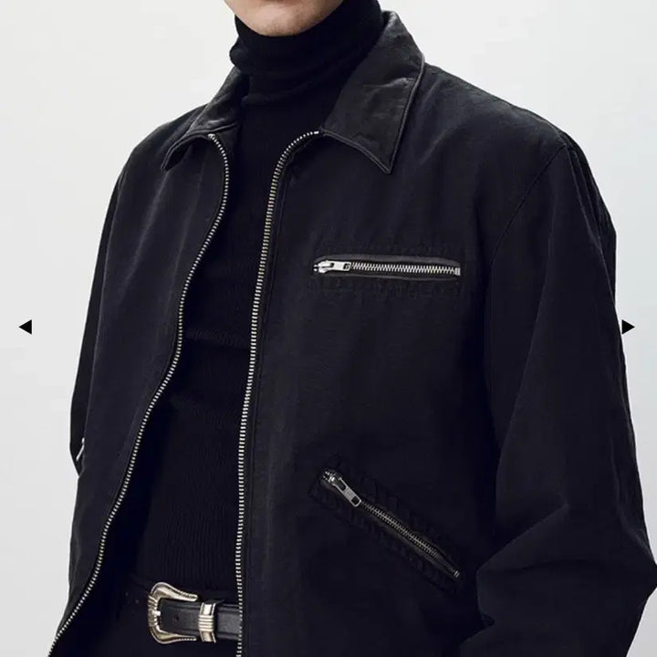 [BUNJANG] Toni Wek Black Work Jacket M / 토니웩 블랙 워크 자켓 m
