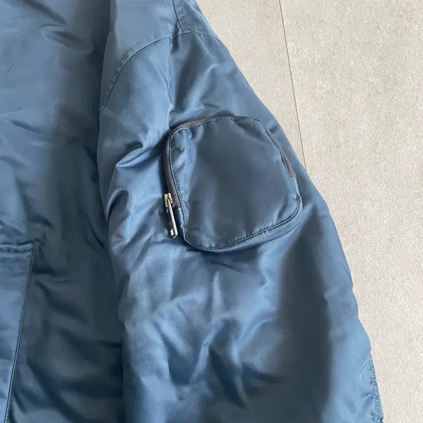 [BUNJANG] MNGU MA-1 Blue Blouson Jacket / [Lsize]MNGU 블루종 블루 ma1항공점퍼