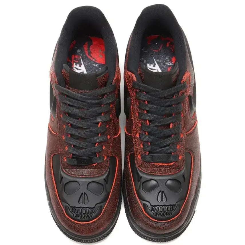 [BUNJANG] Nike Air Force 1 Low Retro Halloween Crimson Sneakers / 미개봉신상NIKE에어포스온 리트로 할로윈 크림슨 260.265.270cm