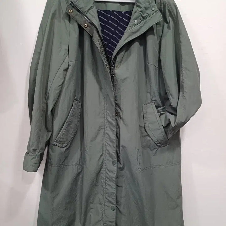 [BUNJANG] Crocodile Travel Long Coat / 크로커다일 트래블 야상 롱 코트