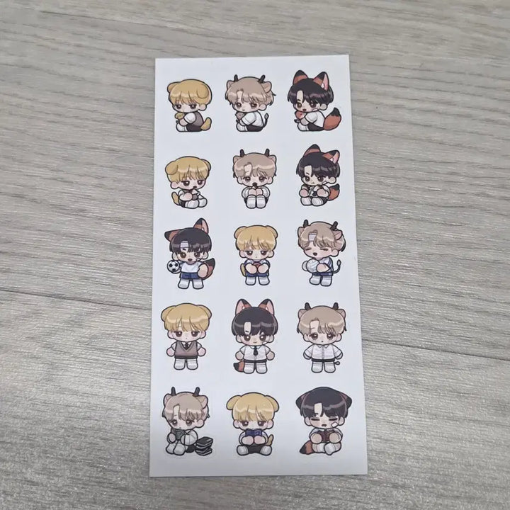 [SOLD OUT] 데못죽 문대,아현,큰세진 동물 코스프레 스티커