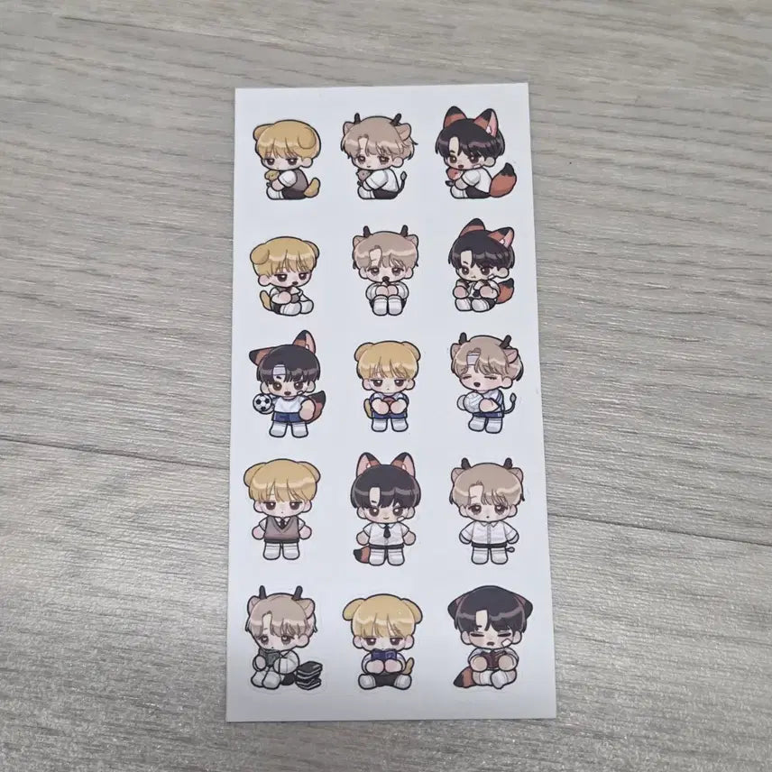 [SOLD OUT] 데못죽 문대,아현,큰세진 동물 코스프레 스티커