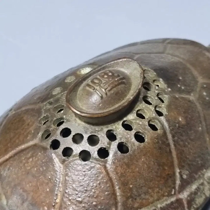 [BUNJANG] Vintage Brass Turtle Incense Burner / 빈티지 황동 거북이 향로. 가로10 고3.7