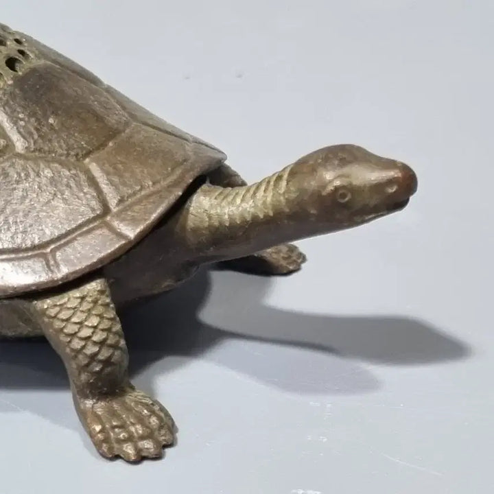 [BUNJANG] Vintage Brass Turtle Incense Burner / 빈티지 황동 거북이 향로. 가로10 고3.7