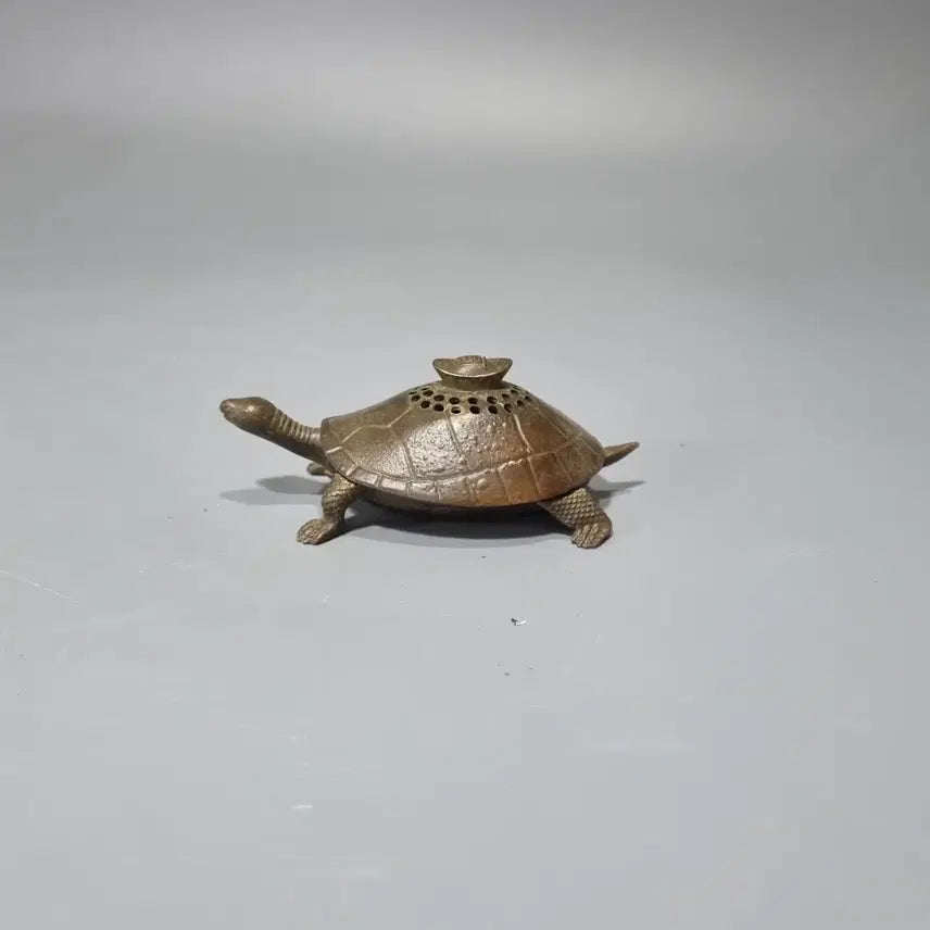 [BUNJANG] Vintage Brass Turtle Incense Burner / 빈티지 황동 거북이 향로. 가로10 고3.7