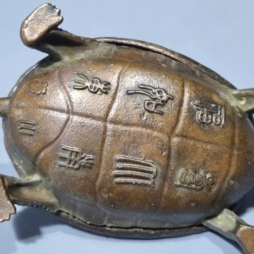 [BUNJANG] Vintage Brass Turtle Incense Burner / 빈티지 황동 거북이 향로. 가로10 고3.7