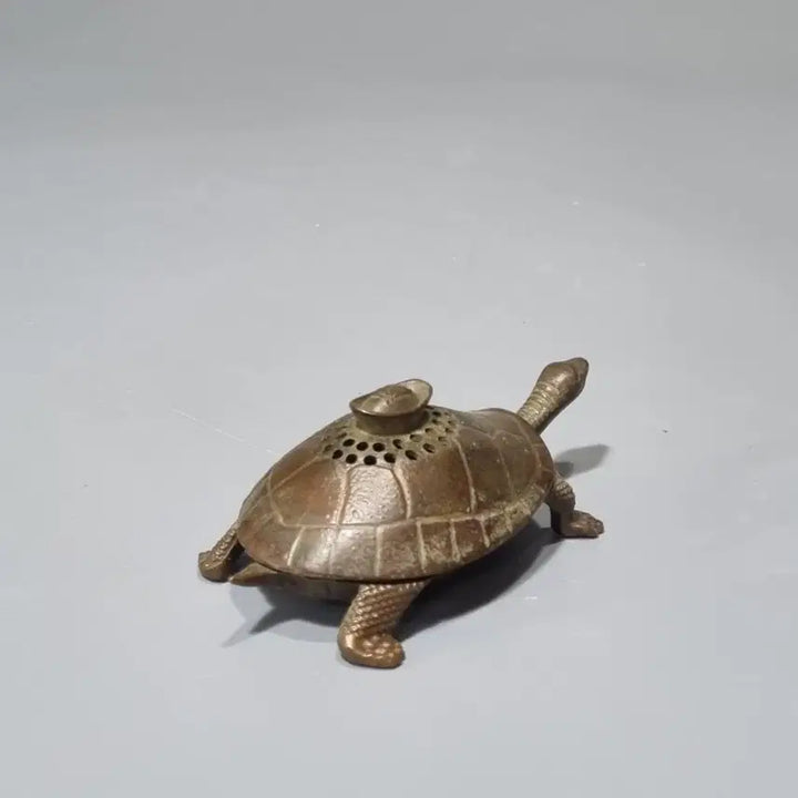 [BUNJANG] Vintage Brass Turtle Incense Burner / 빈티지 황동 거북이 향로. 가로10 고3.7
