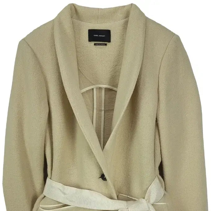 [BUNJANG] Isabel Marant Wool-Blend Belted Coat Jacket / 이자벨마랑 울 블랜디드 벨티드 모직 코트 자켓 P01489