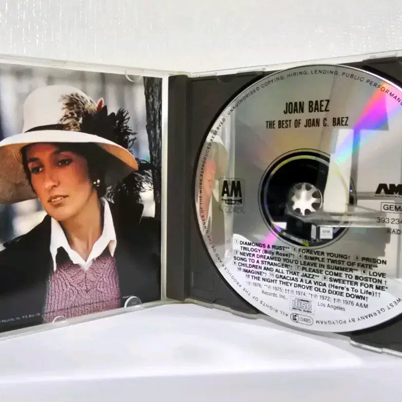 [BUNJANG] Joan Baez The Best of Joan C. Baez CD / 조안 바에즈 The Best of Joan C. Baez  CD