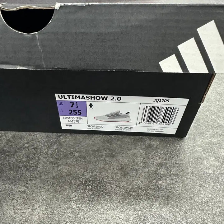 [BUNJANG] Adidas Cloudfoam White Sneakers 255mm / 아디다스 클라우드폼 흰색 운동화 255mm