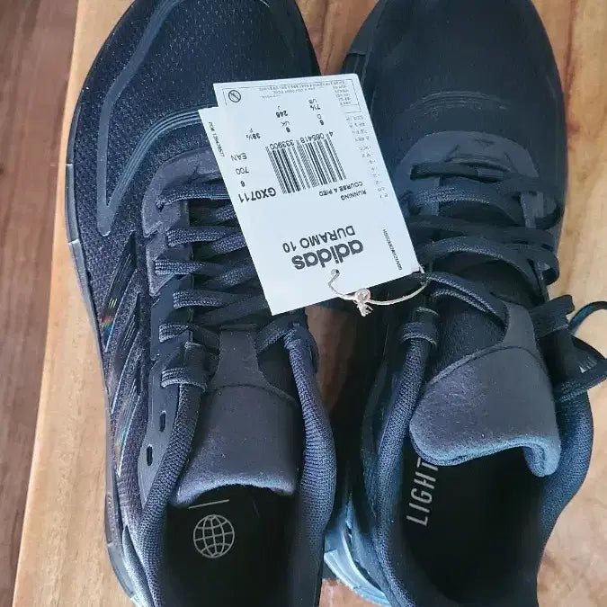 [BUNJANG] Adidas Duramo 10 Black Sneakers / 아디다스 듀라모 10 블랙 245 사이즈 운동화
