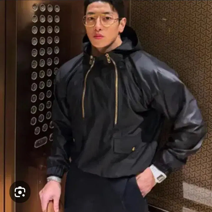 [SOLD OUT] 라피나토에뚜알 2way 아노락 윈드스토퍼 블랙 52사이즈