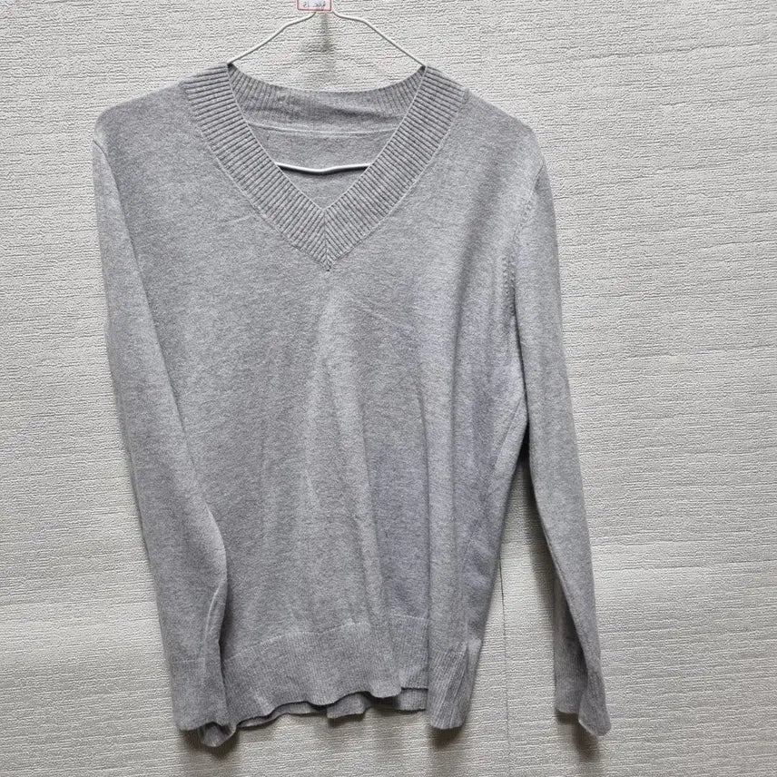 [BUNJANG] V-Neck Knit Sweater / 라228 브이넥 니트 스웨터