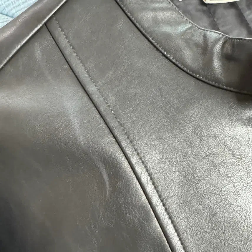 [BUNJANG] Lafarge Store Buffing Leather Rider Jacket / 라퍼지스토어 버핑 레더 라이더자켓