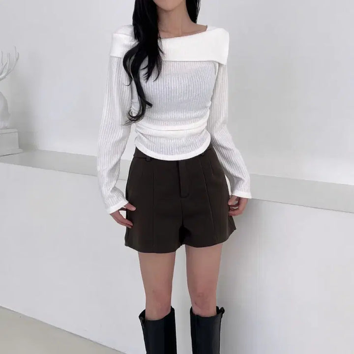 [BUNJANG] Wool Short Pants / 모직 숏팬ㅊ