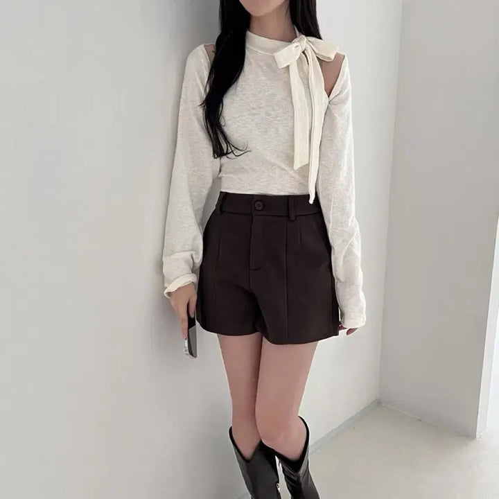 [BUNJANG] Wool Short Pants / 모직 숏팬ㅊ