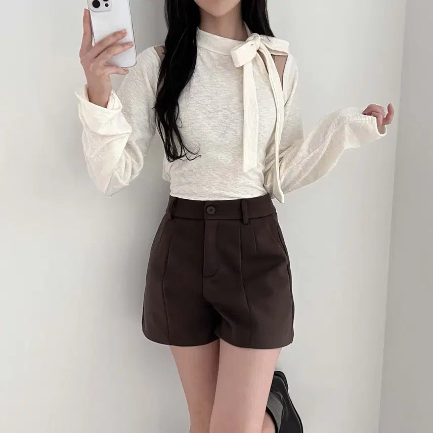 [BUNJANG] Wool Short Pants / 모직 숏팬ㅊ