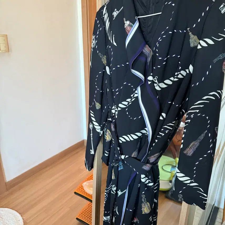 [BUNJANG] Women's Navy Rope Pattern Dress / 여성원피스