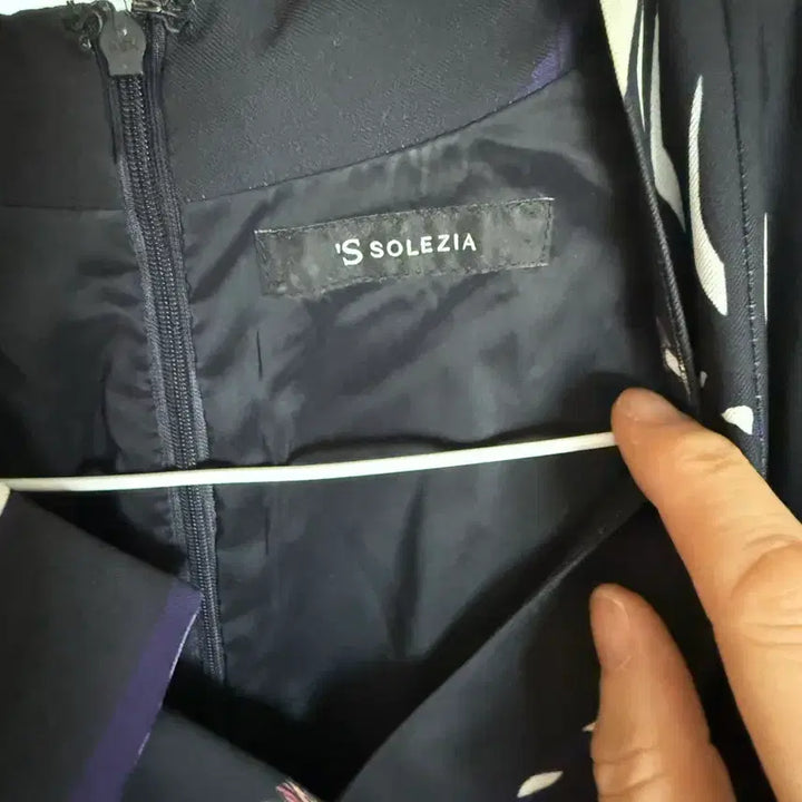 [BUNJANG] Women's Navy Rope Pattern Dress / 여성원피스