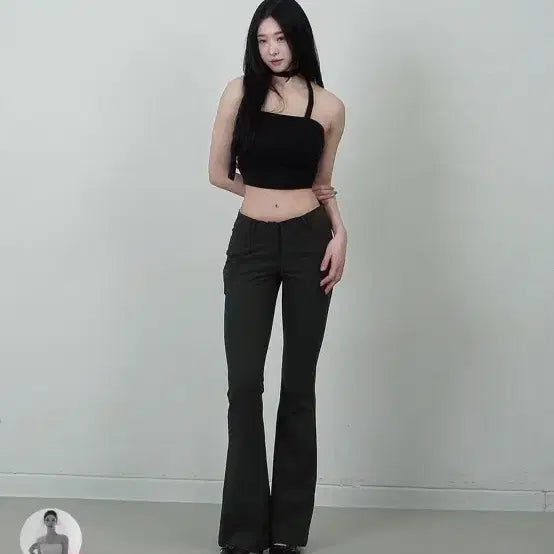 [BUNJANG] Davinus Rian Slim Bootcut Pants / 다비너스 리안 슬림 부츠컷 팬츠 (베이지)