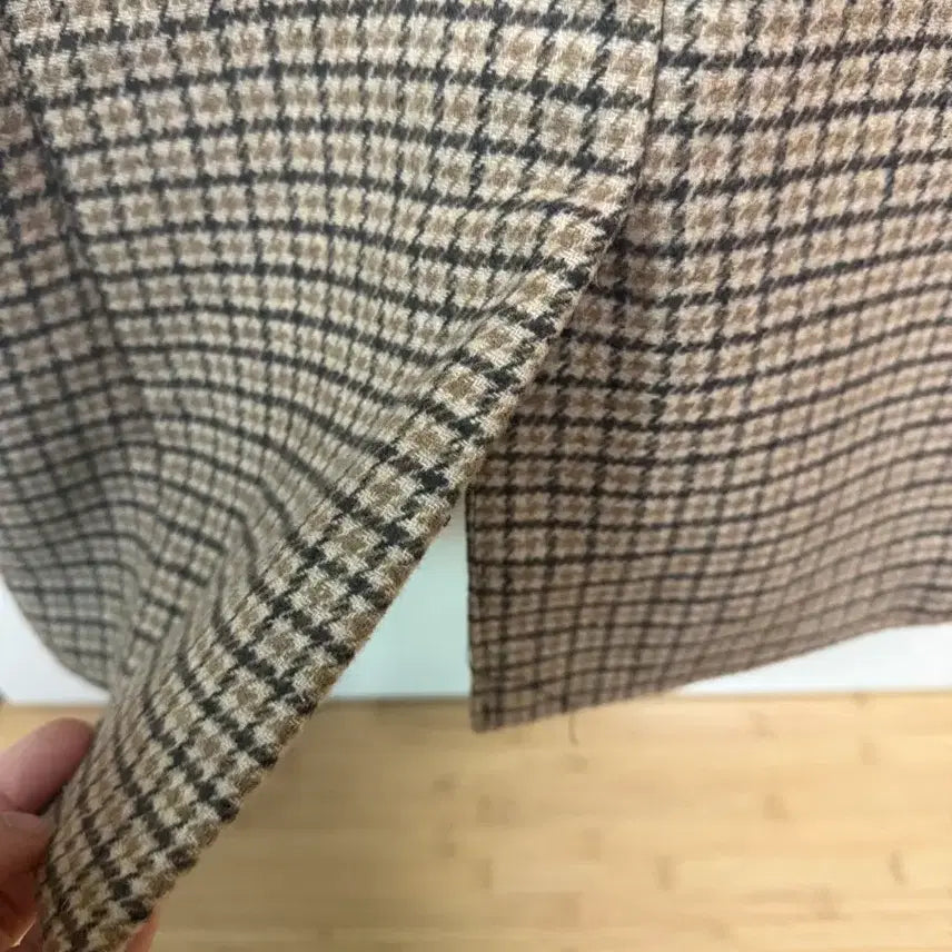 [BUNJANG] Brown Plaid Jacket / 체크무늬 브라운 자켓