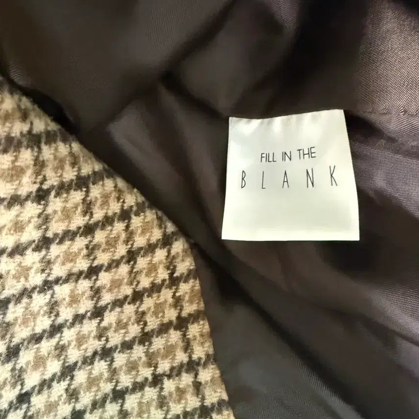 [BUNJANG] Brown Plaid Jacket / 체크무늬 브라운 자켓