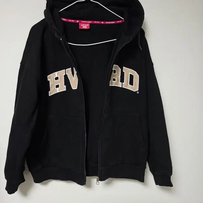 [SOLD OUT] A급 /55 하버드 검정 후드집업