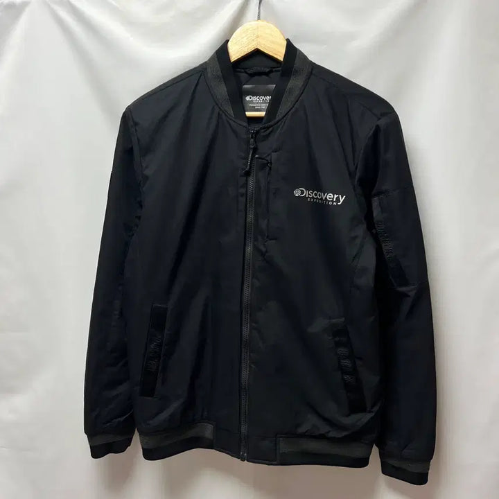 [BUNJANG] Discovery Black Bomber Jacket / [정품/95] 디스커버리 블랙 봄버 항공점퍼 자켓