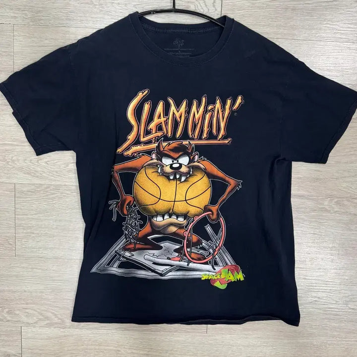 [BUNJANG] Looney Tunes Space Jam Taz T-shirt / 루니툰 스페이스잼 태즈 티셔츠