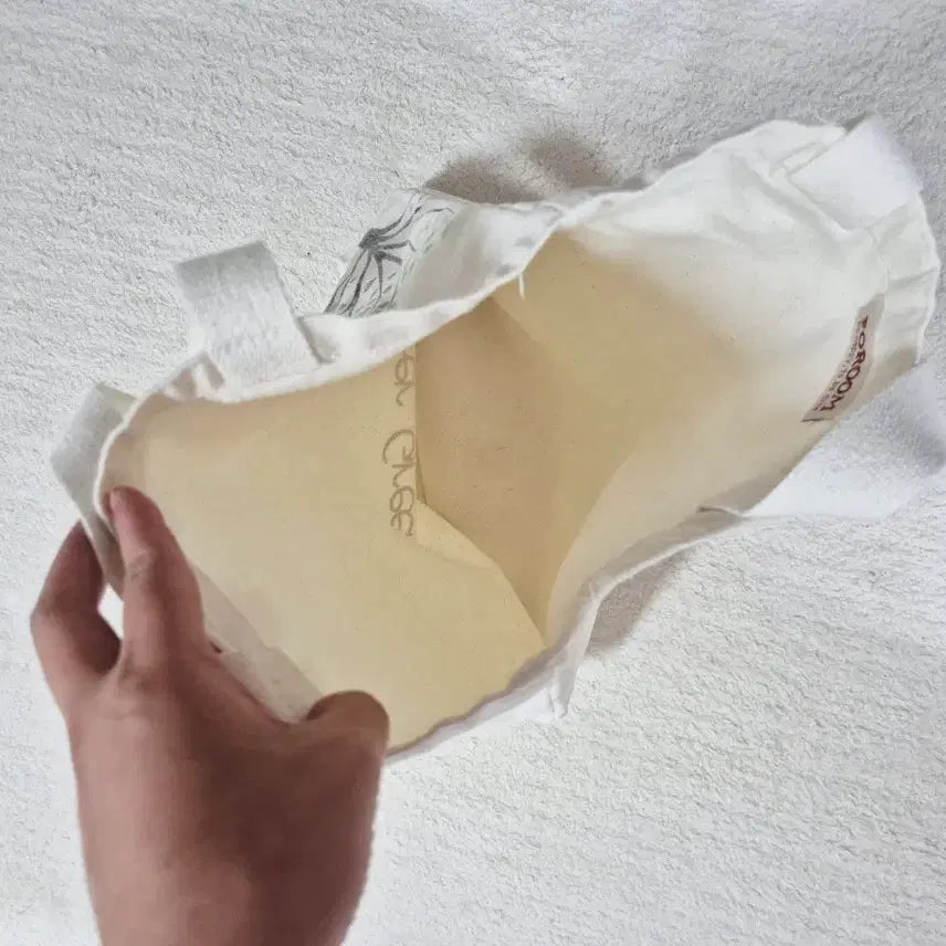 [BUNJANG] Evergreen Canvas Tote Bag / 에버그린 프린팅 에코백 캔버스 가방