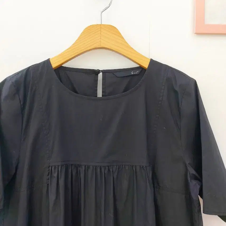 [BUNJANG] G-Cut Cotton Ruffle Sleeve Mini Dress / 지컷 캉캉스타일 슬리브코튼 반팔원피스 55